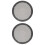 2Pièces Grilles Décoratives Noires Accessoires Audio 4