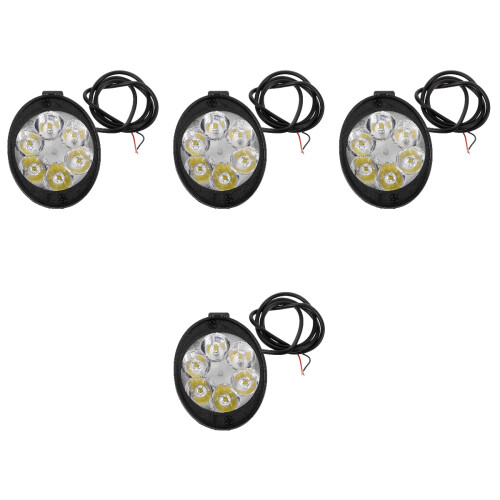 4St Motorfiets Mistlamp Heldere Verlichting Multi Kleur Kunststof 1