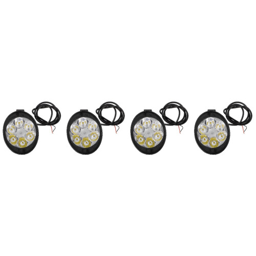4St Motorfiets Mistlamp Heldere Verlichting Multi Kleur Kunststof 2