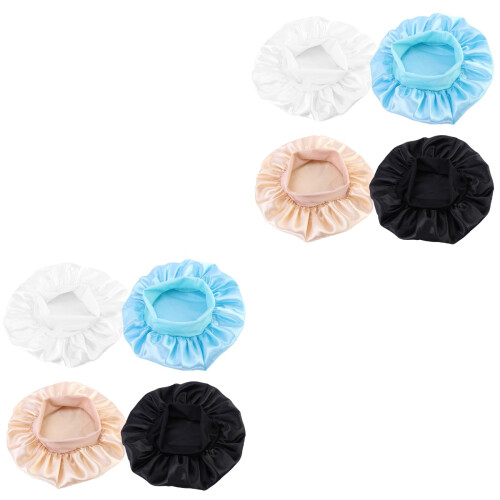 8Pièces Chapeaux Enfants Large Bord Polyester Confortable Colorés 2