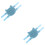 2Pièces Silicone Massage Chat Marine Coin Auto Nettoyage 6