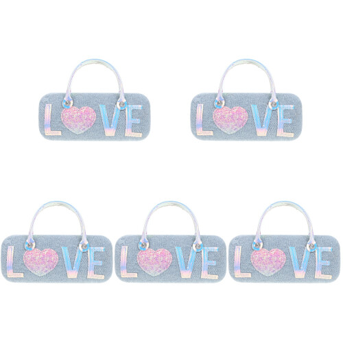 5St Reis Brillen Etui Compact Draagbaar Kleurrijk 1