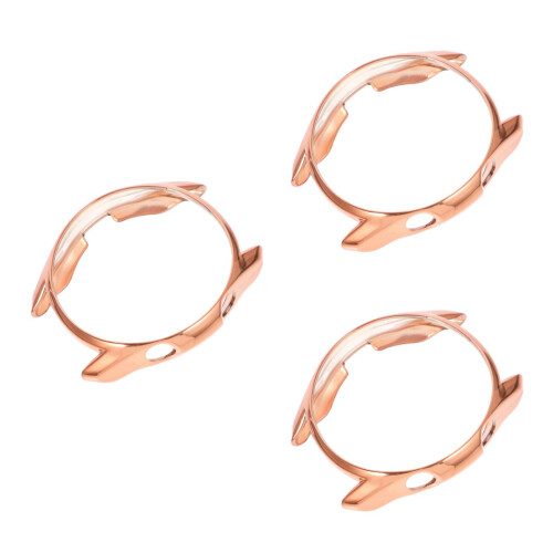 3Pièces Protections Montre Rose Gold Faciles À Installer Pour 2