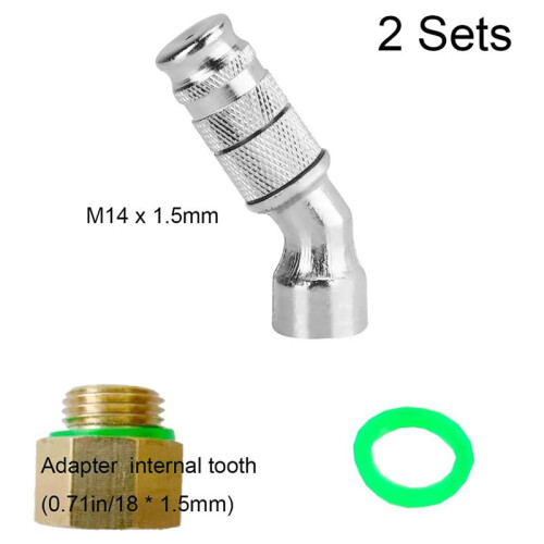 Adjustable Sprayer Nozzle Tips 2 Sets High Pressure Misting Spray Nozzle 1.5mm Aperture 2