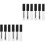 12Pièces Tubes Mascara Vides Pour Croissance Cils Et 3