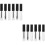 12Pièces Tubes Mascara Vides Pour Croissance Cils Et 6
