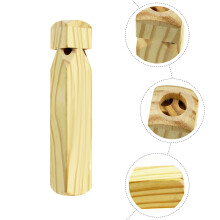 2Pièces Sifflet Bois Instrument Jeu Bébé Jouet Éducatif