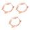 3Pièces Protections Montre Rose Gold Faciles À Installer Pour 5
