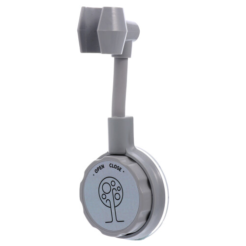 3Pièces Support Douche Réglable Gris Pour Murs Lisses 1