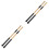2Pièces Brosse Batterie Bois Bambou Noire Usage Musical 2