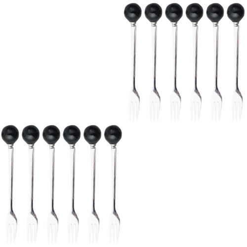 12Pièces Mini Noires Céramique Confortables Pour Table 1