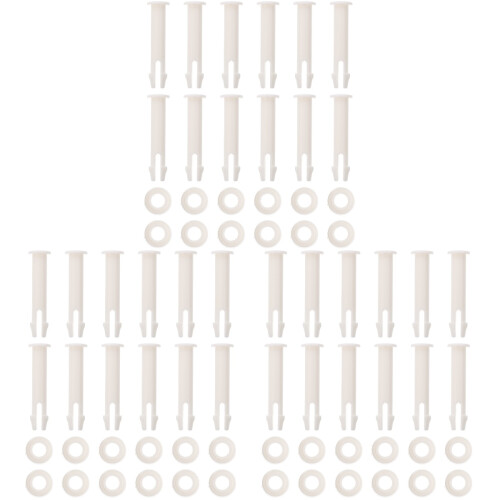 36Pièces Goupilles Plastiques Beige Pour Jointures Durables 1