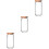 3Pièces Verre Couvercle Bois Étanche Aliments 5