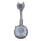 3Pièces Support Douche Réglable Gris Pour Murs Lisses 11