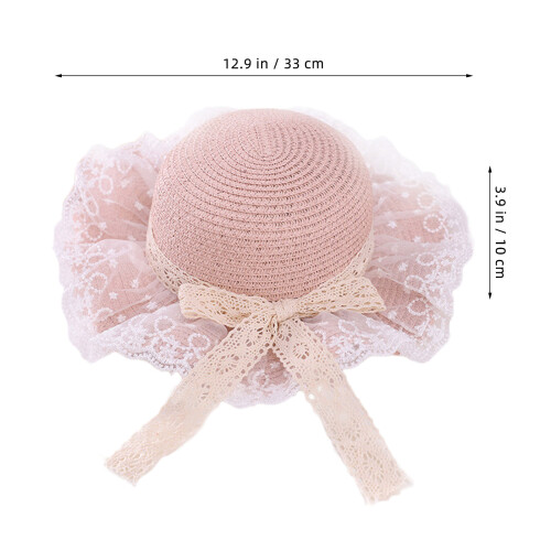 1Pièces Chapeau Large Rose, , Estival