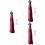 3Pièces Adornement Casque Noir Rose Confortable 1