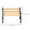 4Pièces Mini Banc Assorti Miniature Jouet Déco 7