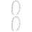 2St Wit Resin Bag Chain Decoratieve Tas Ketting Design 5