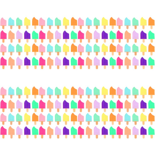 160Pièces Colorés Glacés Design Ice Pop Assortis 1