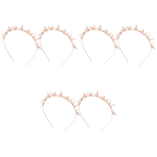 6Pièces Métal Rose Gold Légers Pour 1
