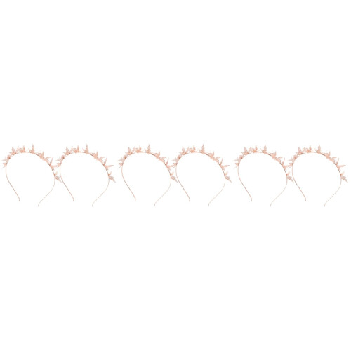 6Pièces Métal Rose Gold Légers Pour 2