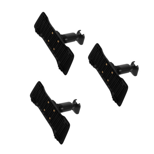 3Pièces Support Noir ABS Rétroviseur Montage Caméra Sécurisé 1