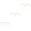 6Pièces Métal Rose Gold Légers Pour 4