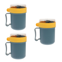 3Pièces Bleu Portable En PP Anti-