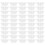 300St Witte Cupcake Papier Cups Bloemvormig Voor 1