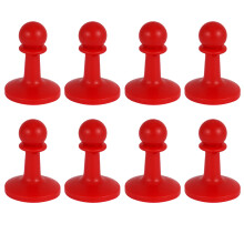 24St Rood Plastic Hoedje Voor Tentstok Camping Luifel Veiligheidskap