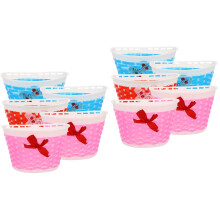 10St Afneembare Fietsmand Voor Kids Roze Stevig Compact Design