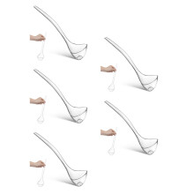 5St Lichtgewicht Plastic Soeplepel Met Comfortabele Grip