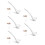 5St Lichtgewicht Plastic Soeplepel Met Comfortabele Grip 1