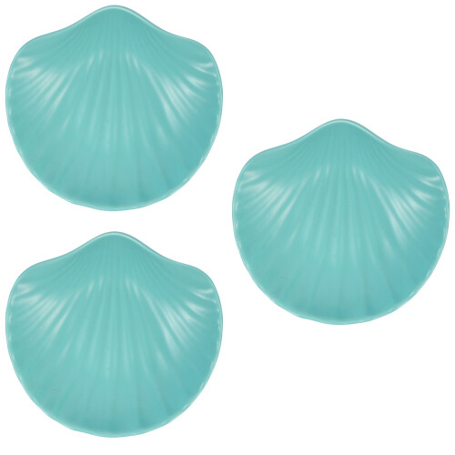 3Pièces Assiettes Forme Bleu Multi-Usages Pour