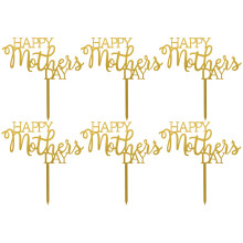 12St Gouden Decoratieve Cake Toppers Voor Feest En Taartversiering