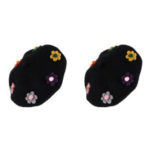 2St Zwarte Wol Hoed Stijlvolle Accessoire