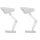 2St Compacte Mini Lamp Warm Wit LED Nachtlamp Voor Lezen 2