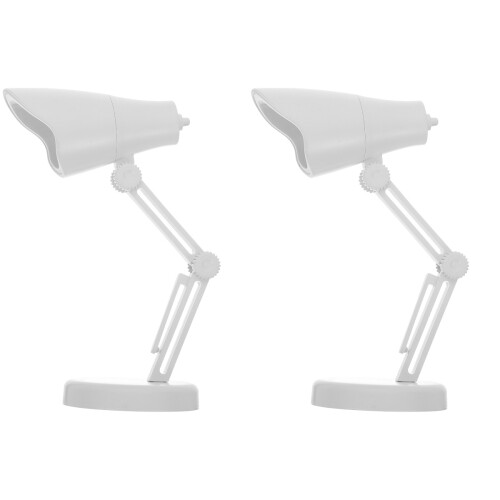 2St Compacte Mini Lamp Warm Wit LED Nachtlamp Voor Lezen 1