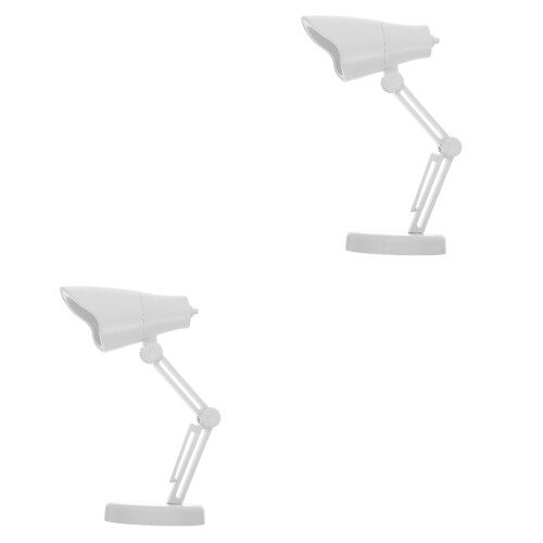 2St Compacte Mini Lamp Warm Wit LED Nachtlamp Voor Lezen 2