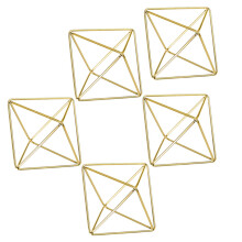 10St Gouden Air Fern Stand Geometrisch Plantenhouder Voor