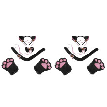 Zwart Cosplay Feest Met Accessoires