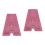 2Pièces Alphabet Rose Transparente, Pour Sauvegarder 3