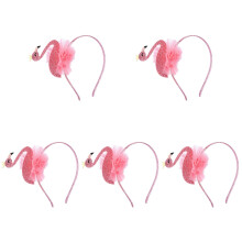 5St Exquise Roze Flamingo Haarbanden Voor Verjaardag En Foto Props