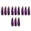 12Pièces Figurines Aubergines Simulées En Mousse Pour Décor Bureau 7