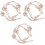 3Pièces Bracelets De Rideaux Beige Décoratifs 2