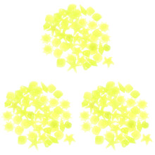 150St Gele Glow in The Dark Aquariumkeien Resin Decoratie