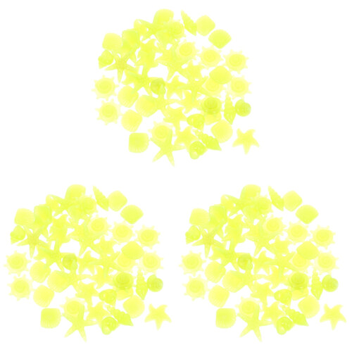 150Pièces Galets Décoratifs Phosphorescents En Résine