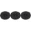 3Pièces Coussin Assise Portable Noir Usage Extérieur 3