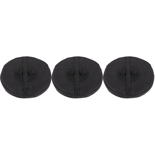 3Pièces Coussin Assise Portable Noir Usage Extérieur 2