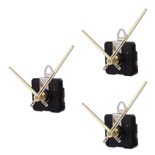 3Sets Zwarte Klokonderdelen Motoren Batterij DIY Reparatie Kit